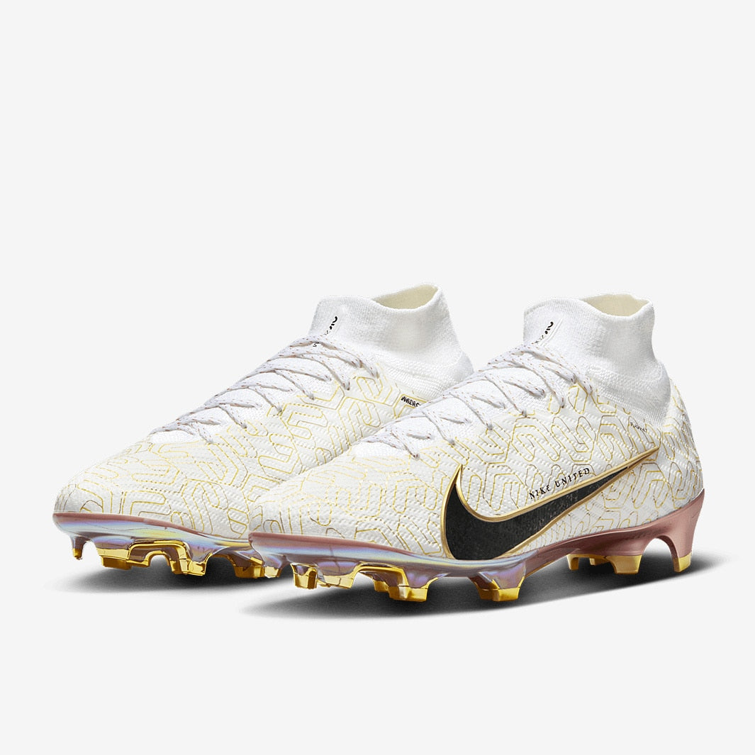 Chuteira Nike Air Zoom Mercurial Superfly 9 Elite United Golden - Imagem 1