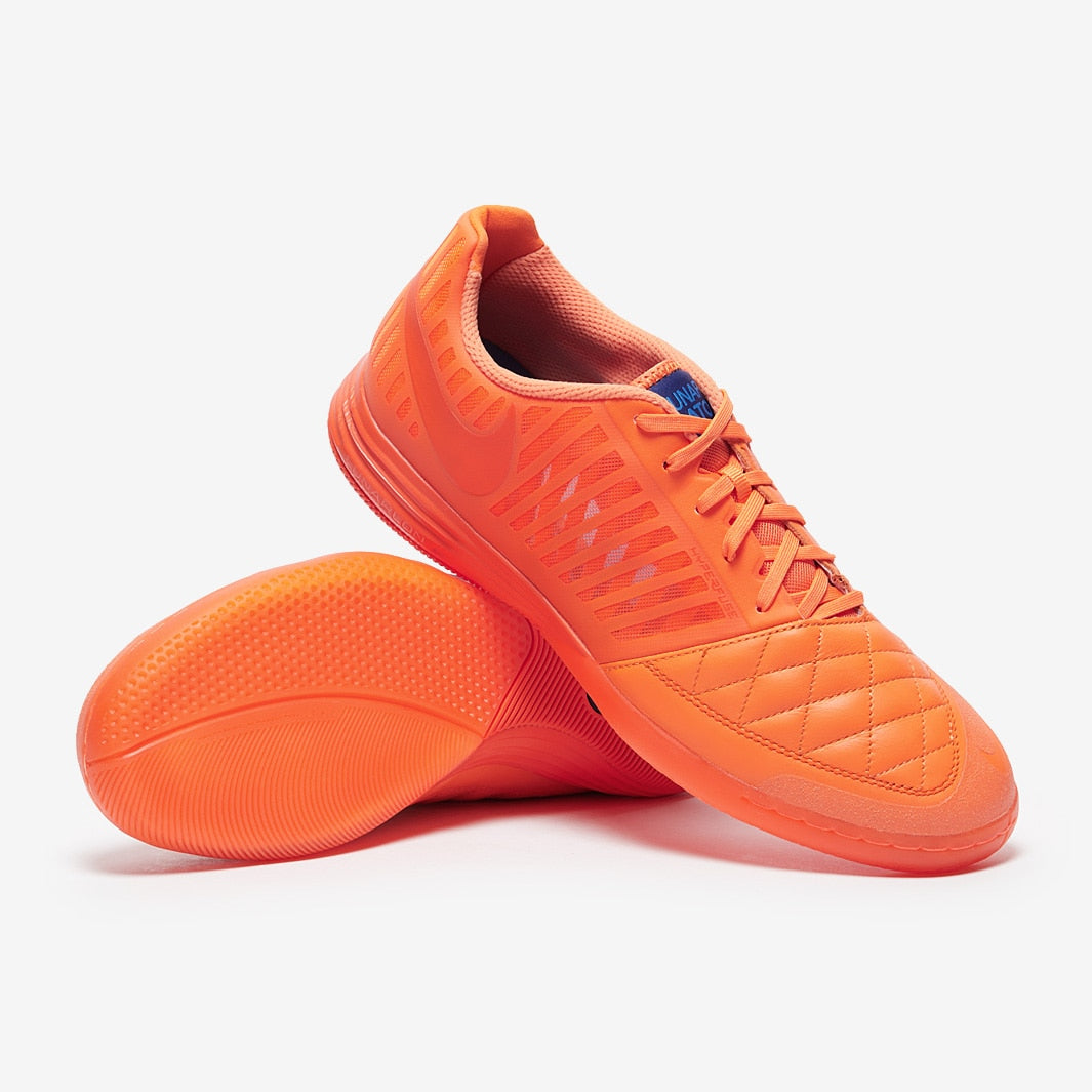 Chuteira Nike Lunar Gato 2 Futsal – Bright Mandarin/Bright Mandarin - Imagem 1