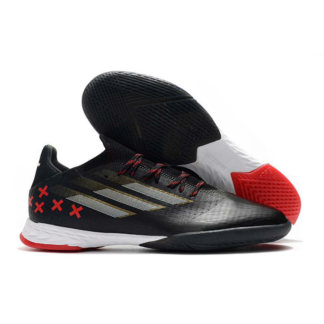 Chuteira Adidas X Speedflow. 1 Futsal Black/Red - Imagem 1