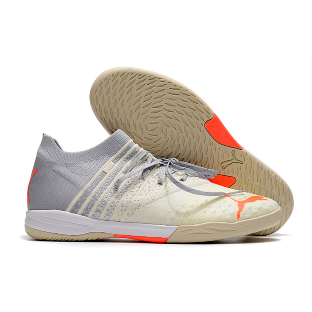 Chuteira Puma Future Z 1.3 Futsal Gray/Orange - Imagem 1