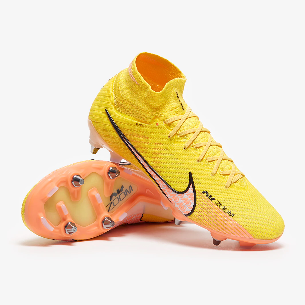 Chuteira Nike Air Zoom Mercurial Superfly 9 Elite Lucent Trava Mista - Imagem 1