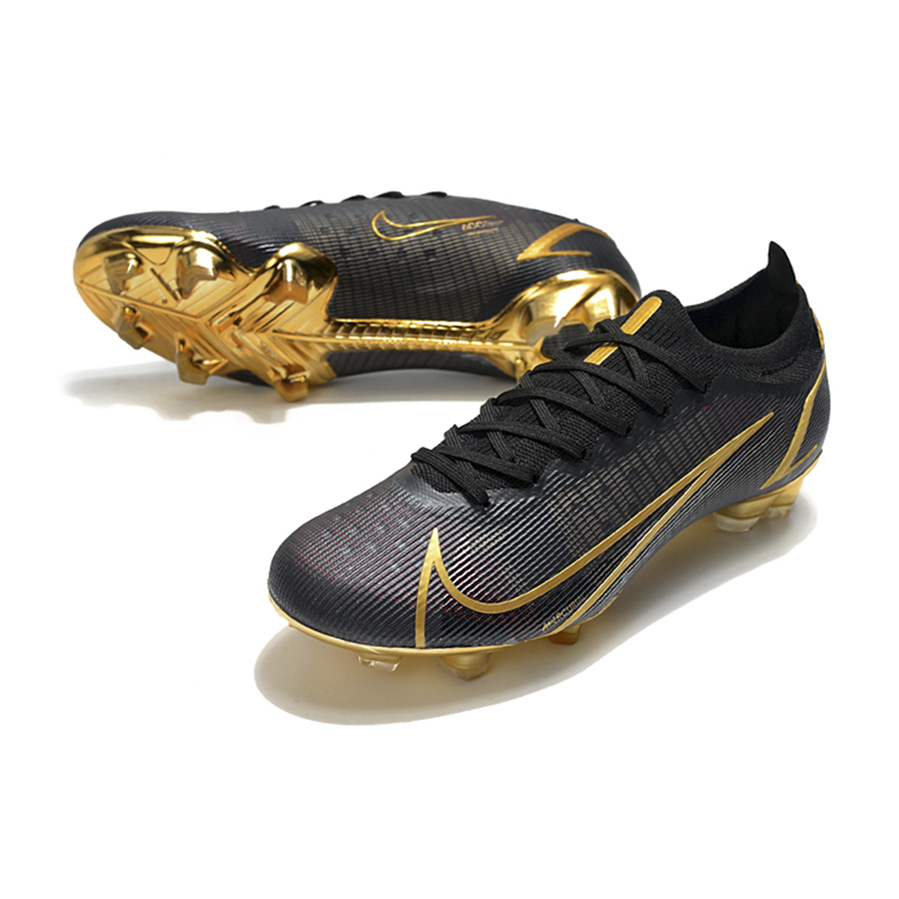 Chuteira Nike Mercurial Vapor 14 Elite Black/Gold - Imagem 1