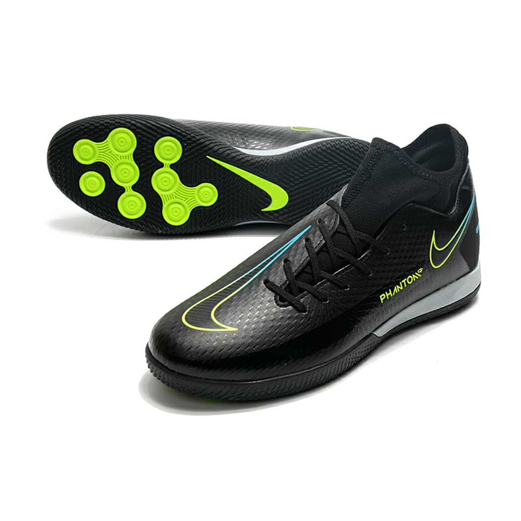 Chuteira Nike Phantom GT Futsal Pro Black Black x Prism - Imagem 1