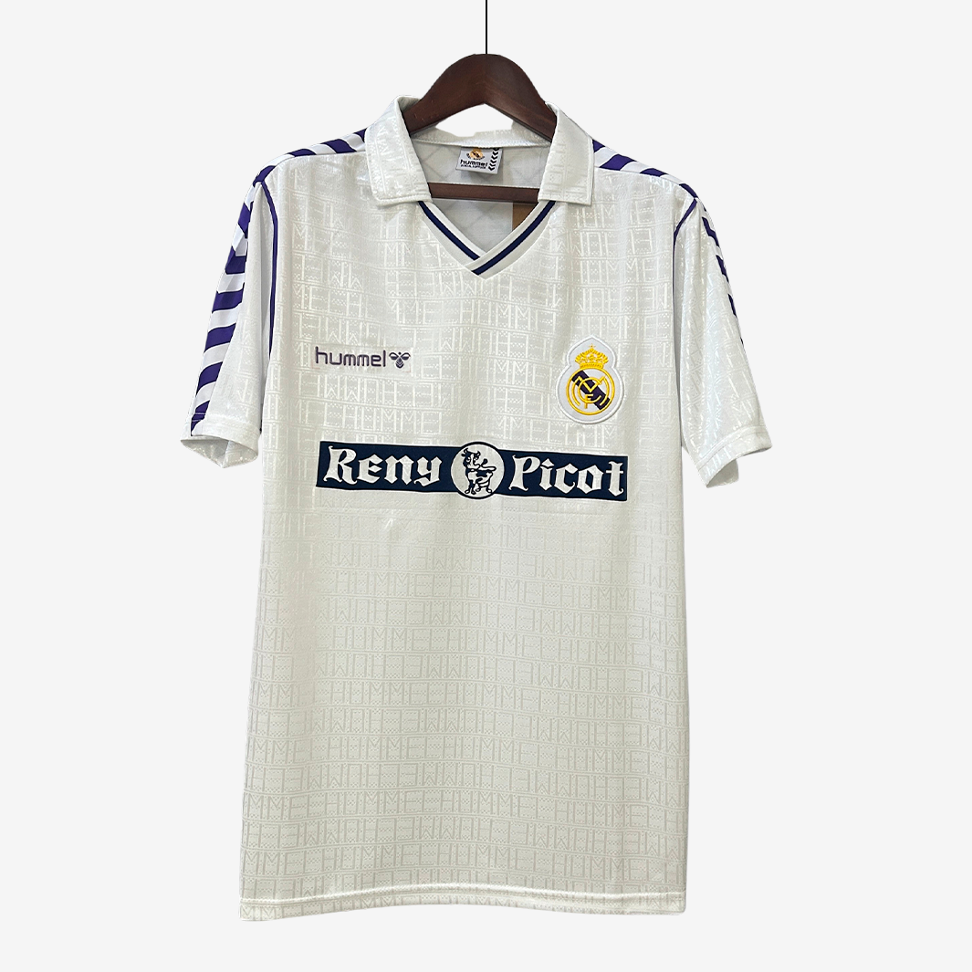 Camisa Real Madrid 1989/90 Home – Retrô - Imagem 1