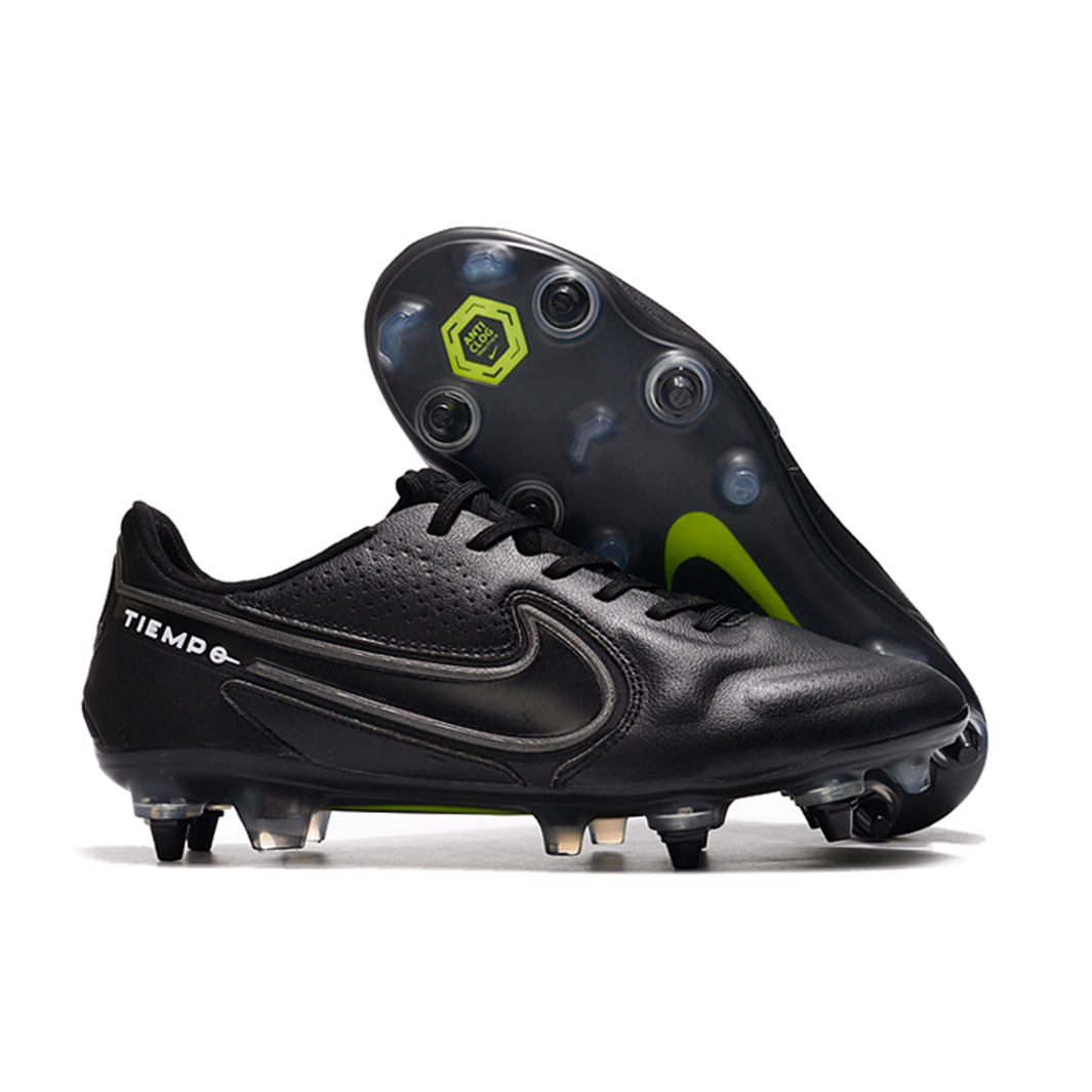 Chuteira Nike Tiempo Legend 9 Elite All Black Trava Mista - Imagem 1