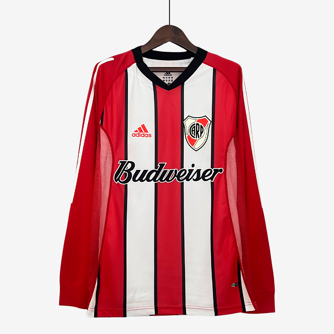 Camisa River Plate 2003/04 Away Manga Longa – Retrô - Imagem 1