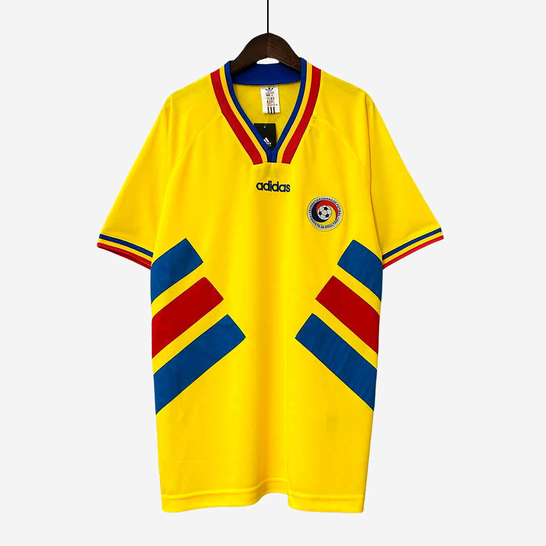 Camisa AS Romania 1994 Home – Retrô - Imagem 1