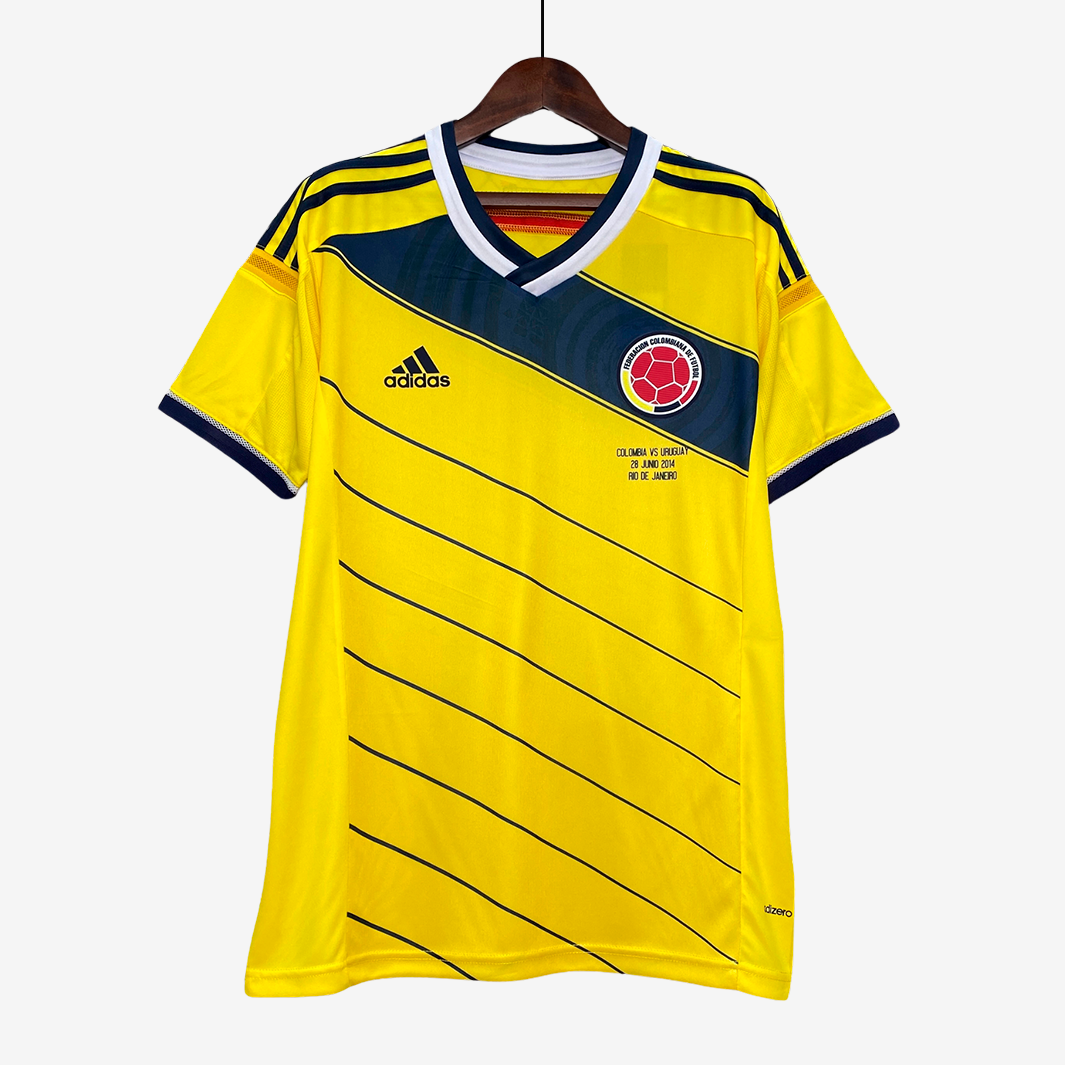 Camisa Colômbia 2014 Home – Retrô - Imagem 1