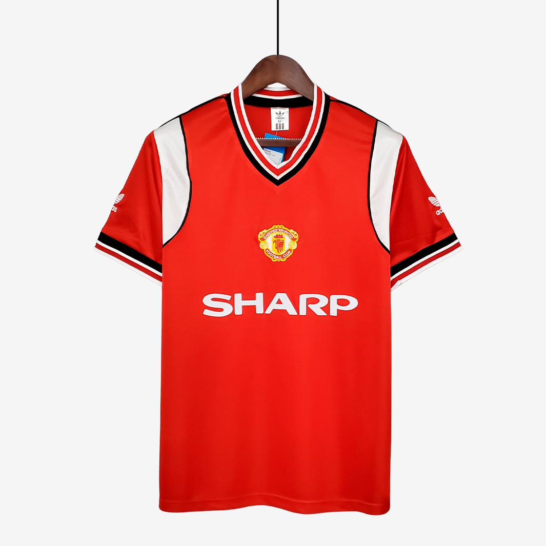 Camisa Manchester United 1985/86 Home – Retrô - Imagem 1