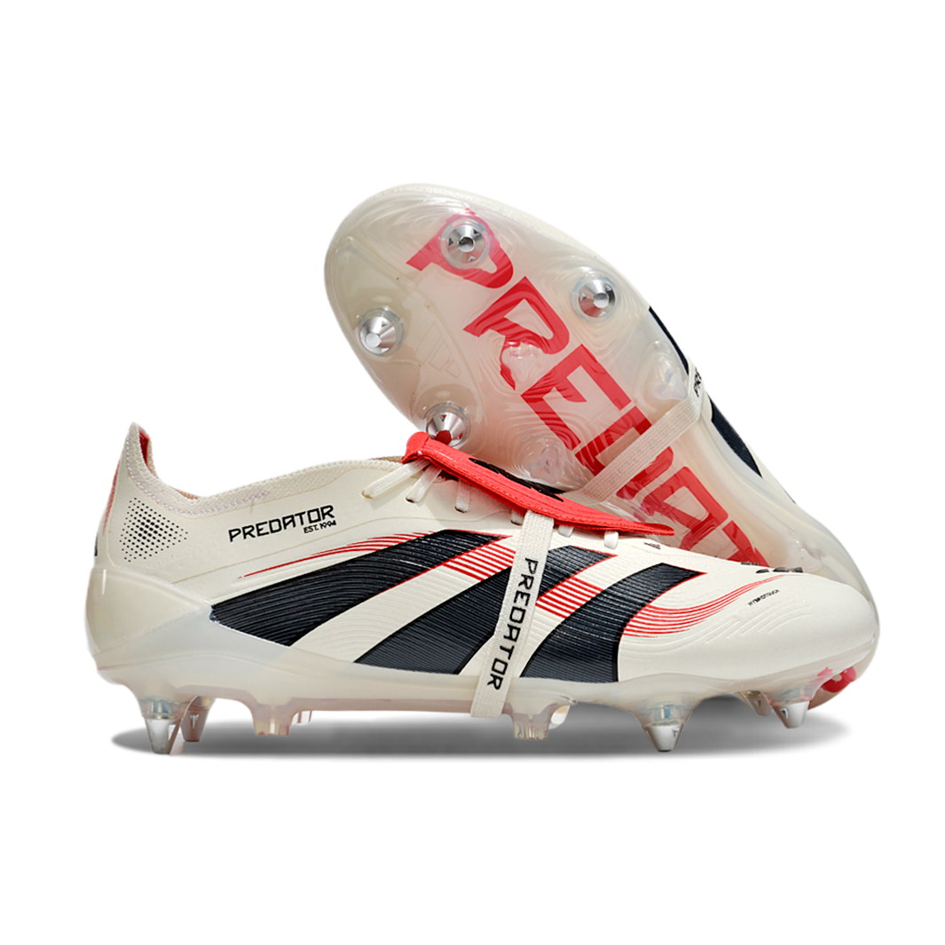 Chuteira Adidas Predator Elite Trava Mista Tongue Champagne - Imagem 1