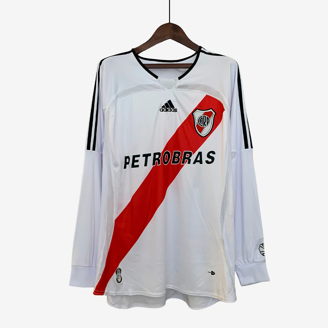 Camisa River Plate 2006/07 Home Manga Longa – Retrô - Imagem 1