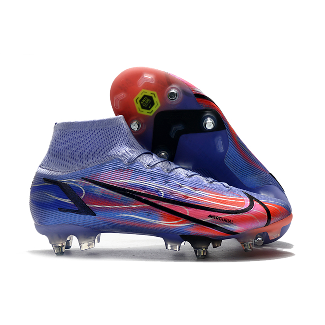Chuteira Nike Mercurial Superfly 8 Elite KM Flames Trava Mista - Imagem 1